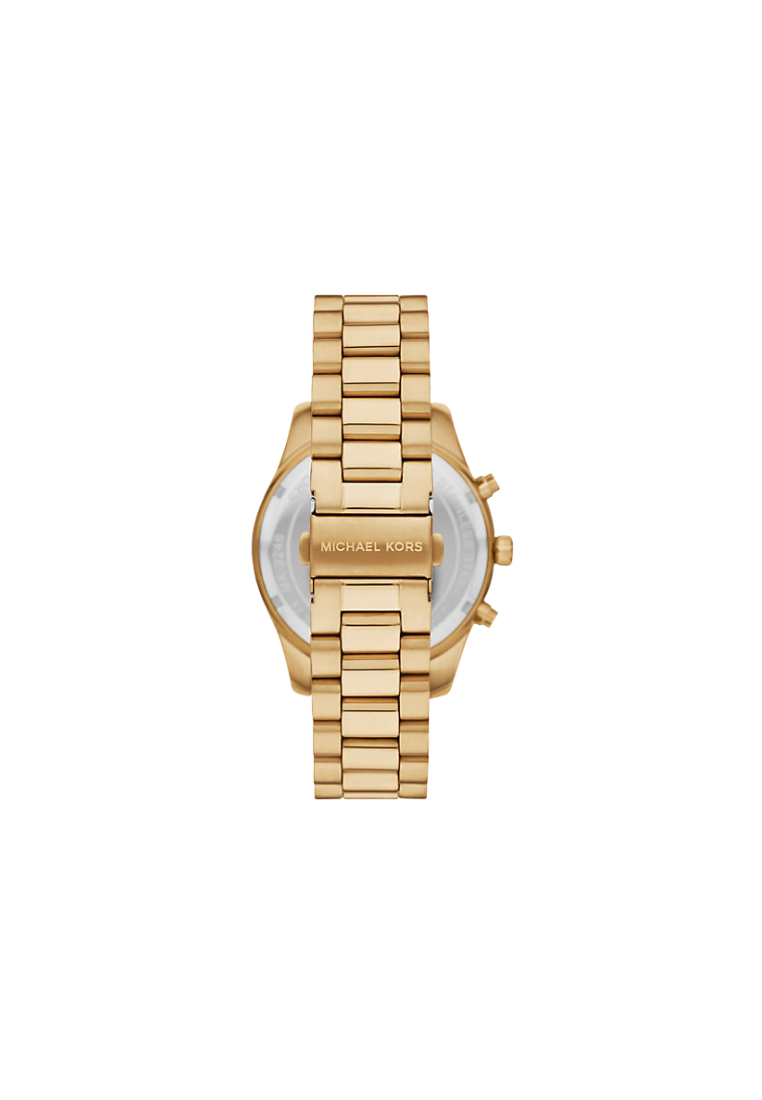 ( PREORDER ) Michael Kors Oversized Lexington Gold-Tone Watch and Crocodile Embossed Leather Gift Set In Gold MK9245SET