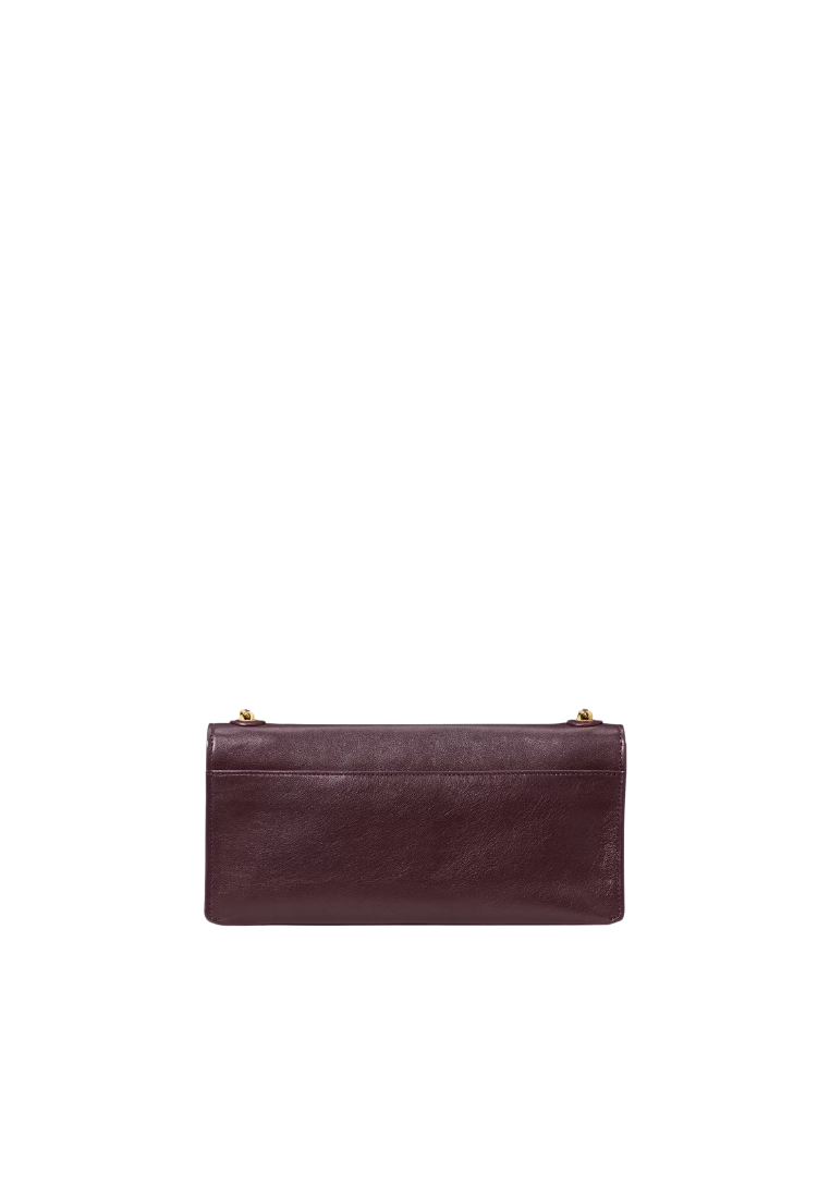 ( PREORDER ) Kate Spade Deco Soft Shoulder Bag In Blackberry Jam KM263