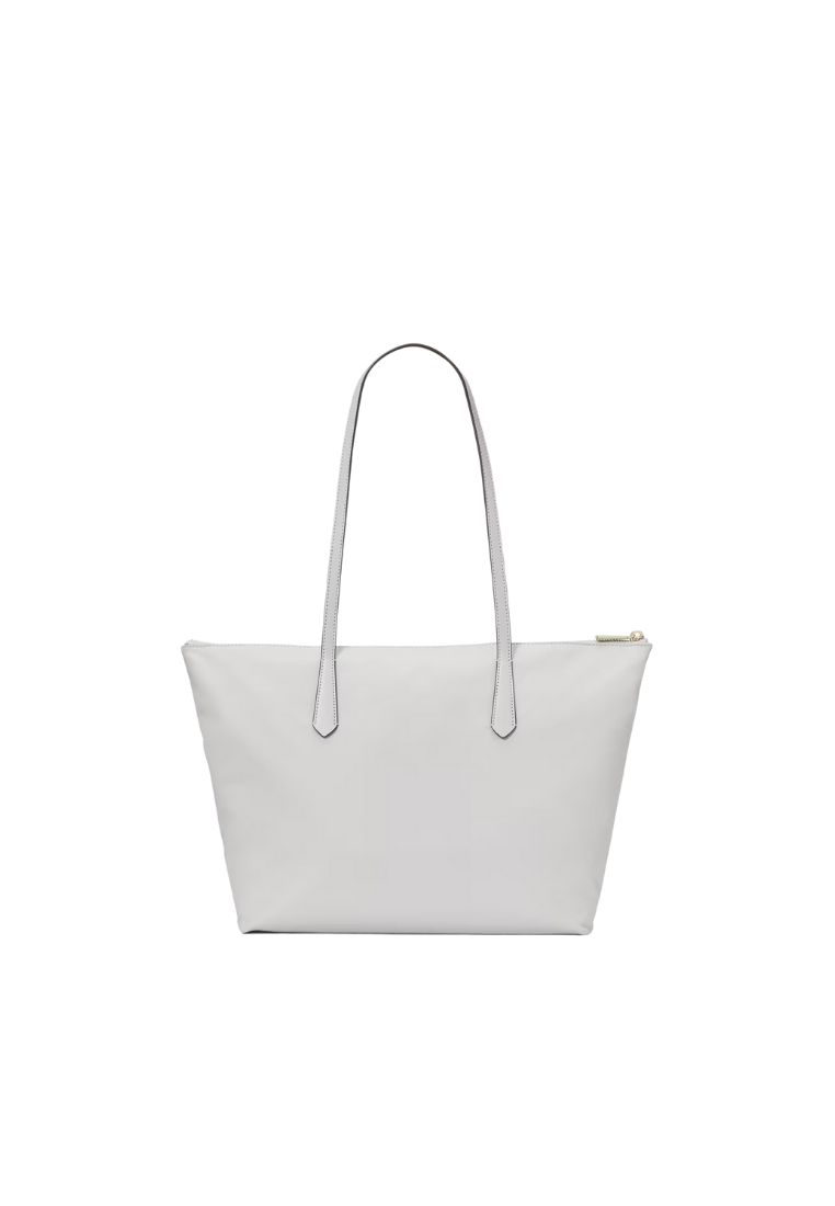 ( PREORDER ) Kate Spade Kitt Tote Bag Medium In Platinum Grey KF586