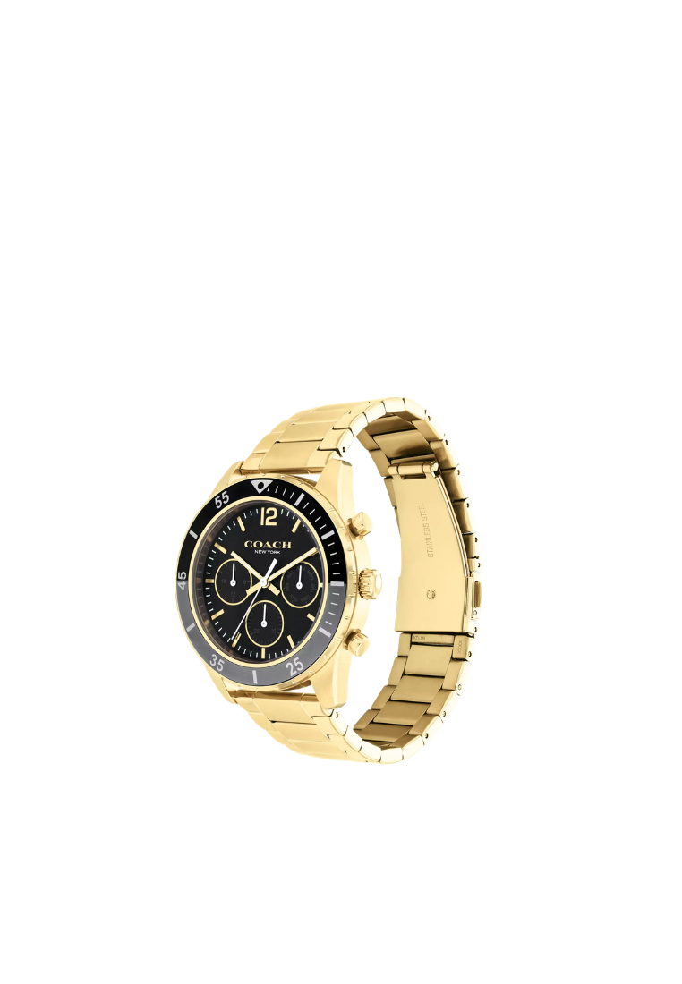 ( PREORDER ) Coach Cole 44 Mm Charm In Gold CO351