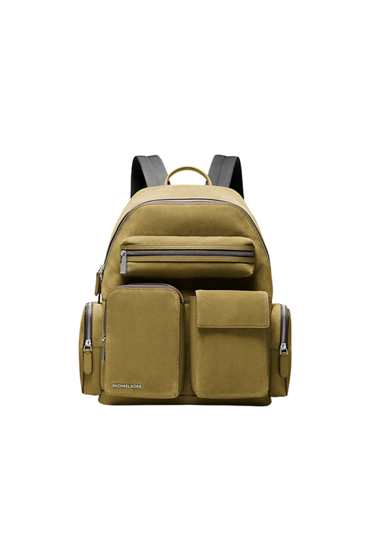 ( PREORDER ) Michael Kors Dakota Suede Cargo Backpack In Pistachio 33F5BHDB7S