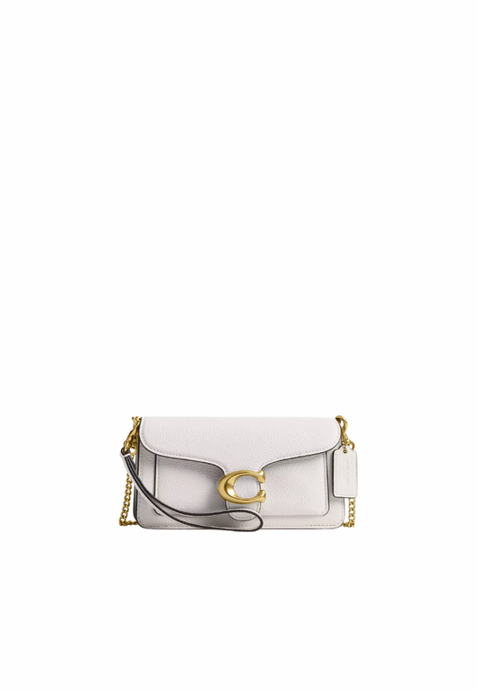 ( PREORDER ) Coach Tabby 19 Shoulder Bag In Brass Chalk CBF14