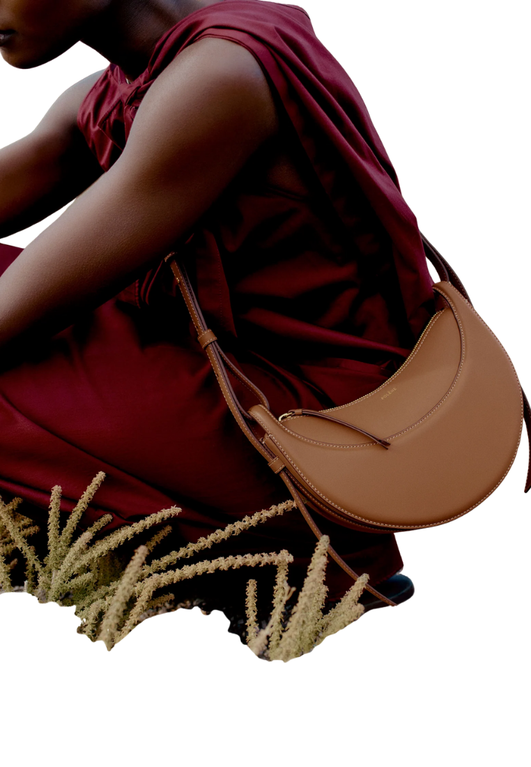 ( PREORDER ) Polene NumÃ©ro Dix Crossbody Bag In Smooth Camel