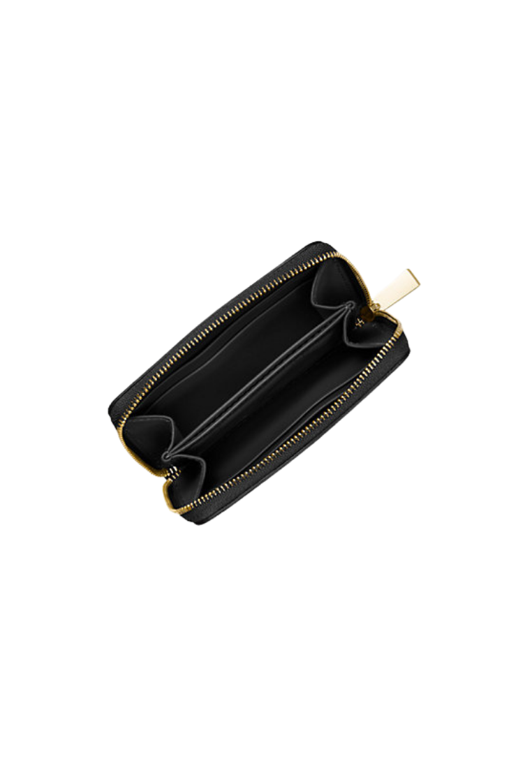 ( PREORDER ) Michael Kors Small Pebbled Leather Wallet In Black 32F9GJ6D0L