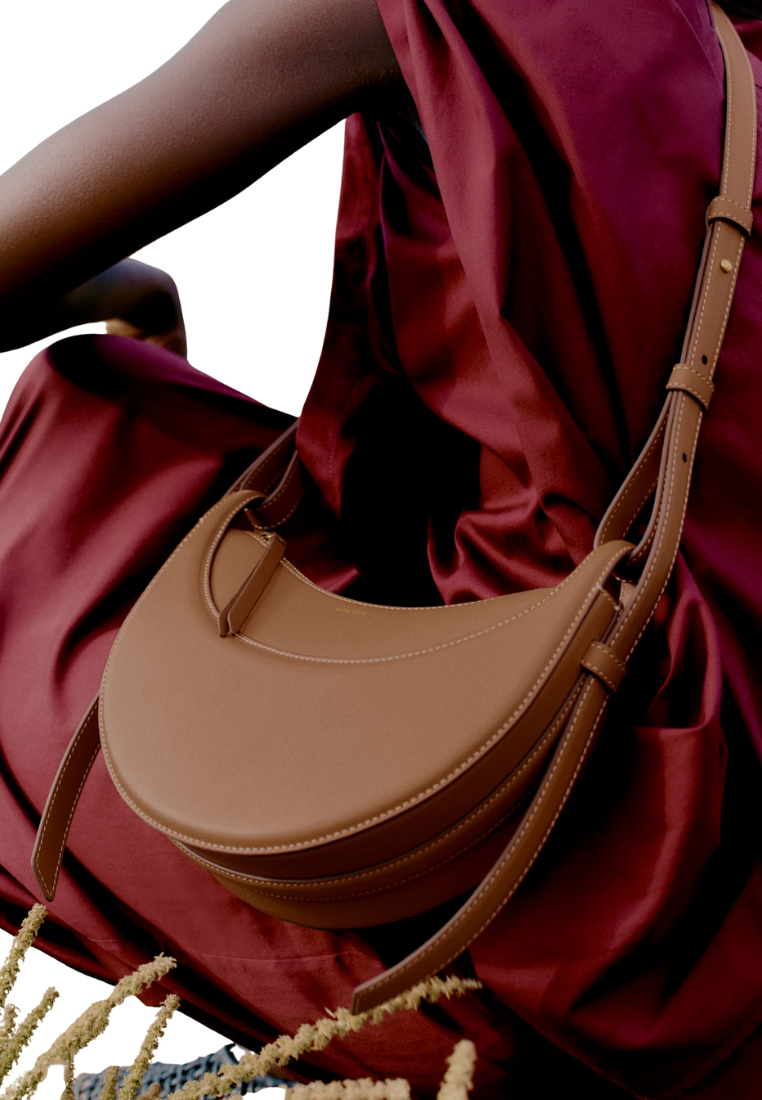 ( PREORDER ) Polene NumÃ©ro Dix Crossbody Bag In Smooth Camel