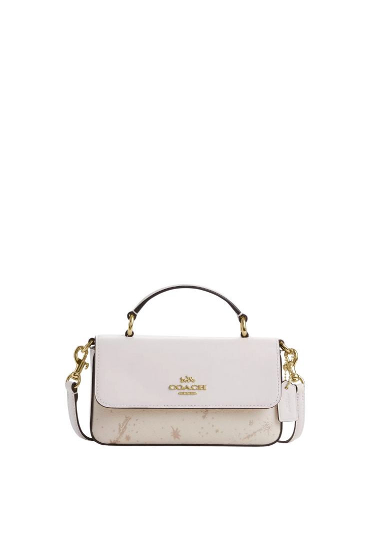 ( PREORDER ) Coach Mini Josie With Star Print Top Handle In Gold Chalk Multi CCK82