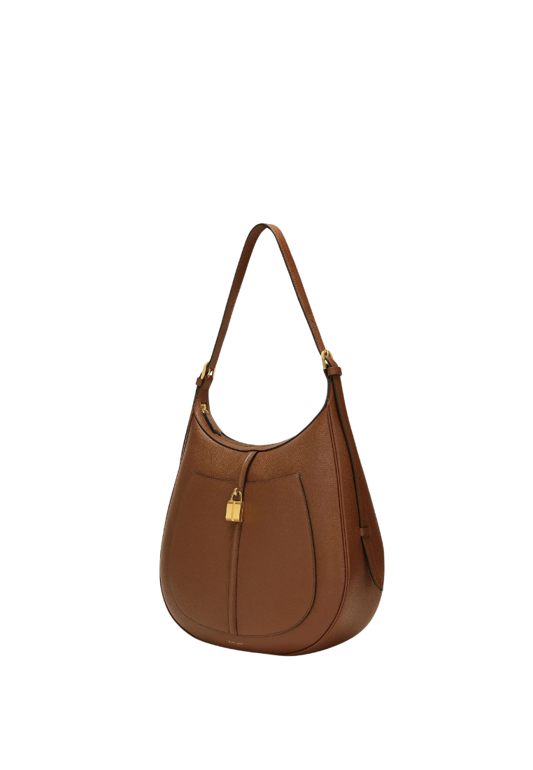 ( PREORDER ) Demellier The Siena Hobo Shoulder Bag In Tan DE009