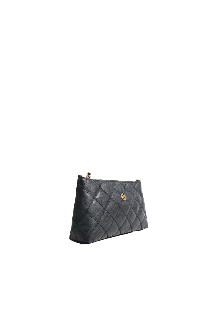 Tory Burch Willa Zip Shoulder Bag In Black 160651