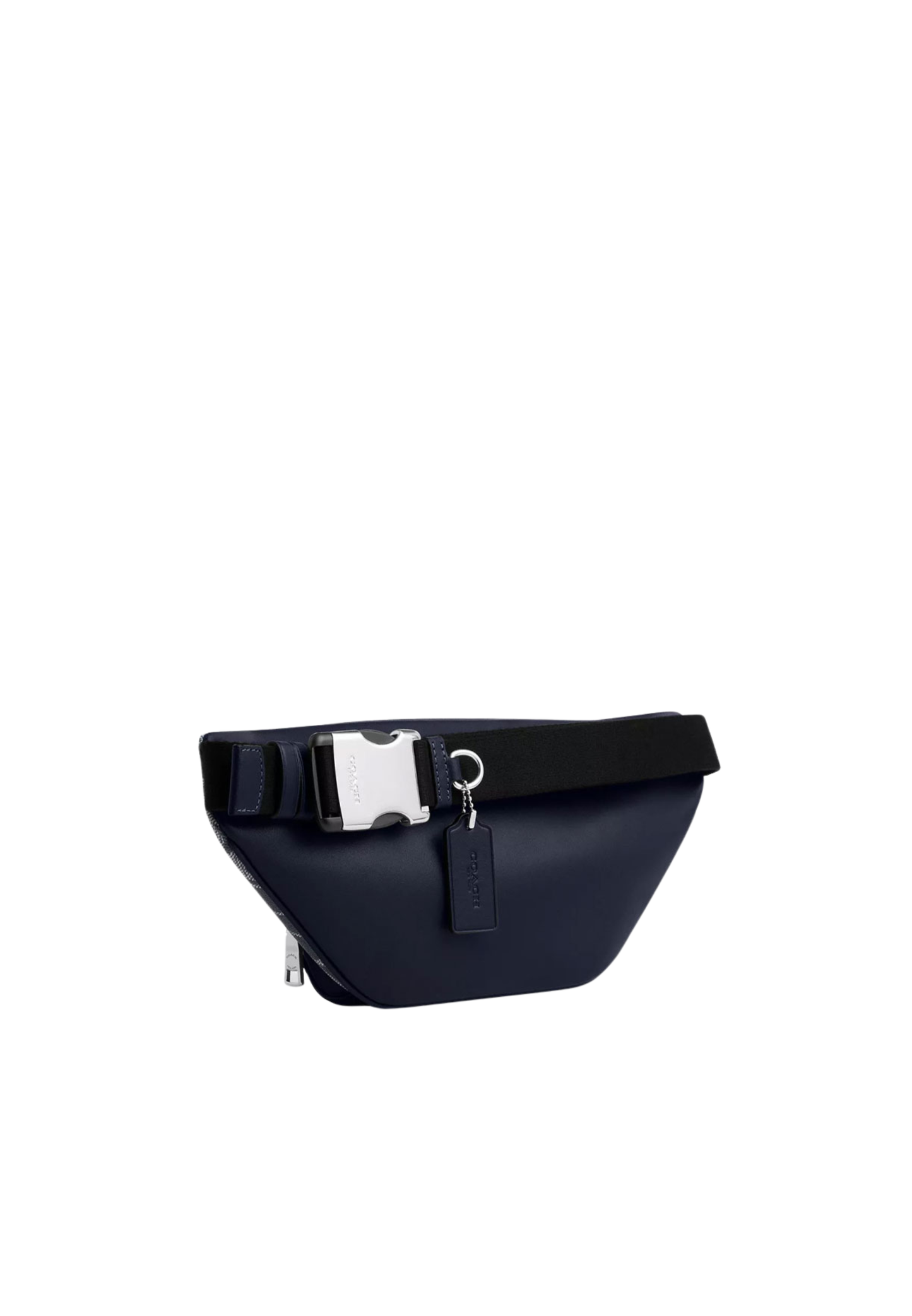 Coach Racer Small Belt Bag In Signature Canvas In Denim Chalk CEB24