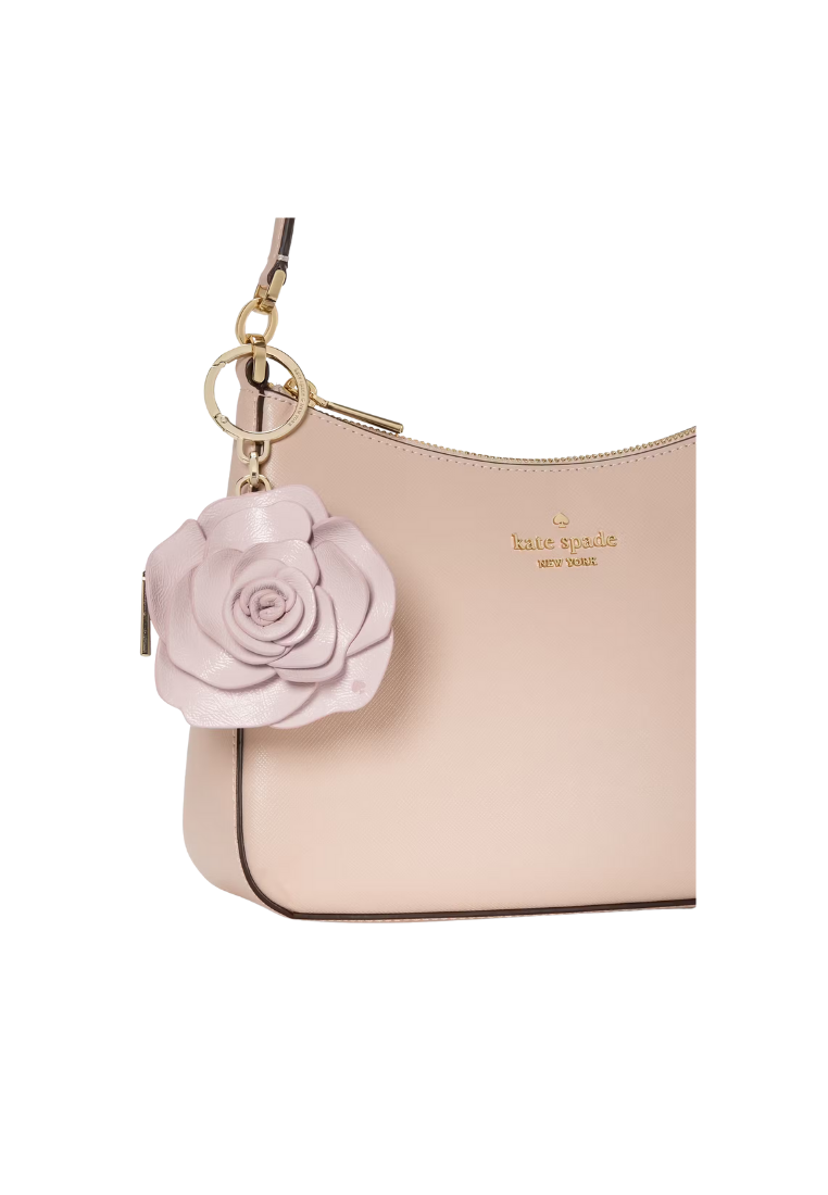 ( PREORDER ) Kate Spade Flora 3D Bag Charm In Lilac Moon KM586