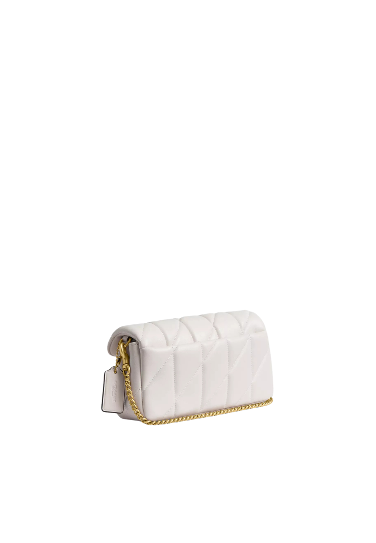 ( PREORDER ) Coach Tabby Chain 19 With Quilting Crossbody Bag In Brass Chalk CBH23