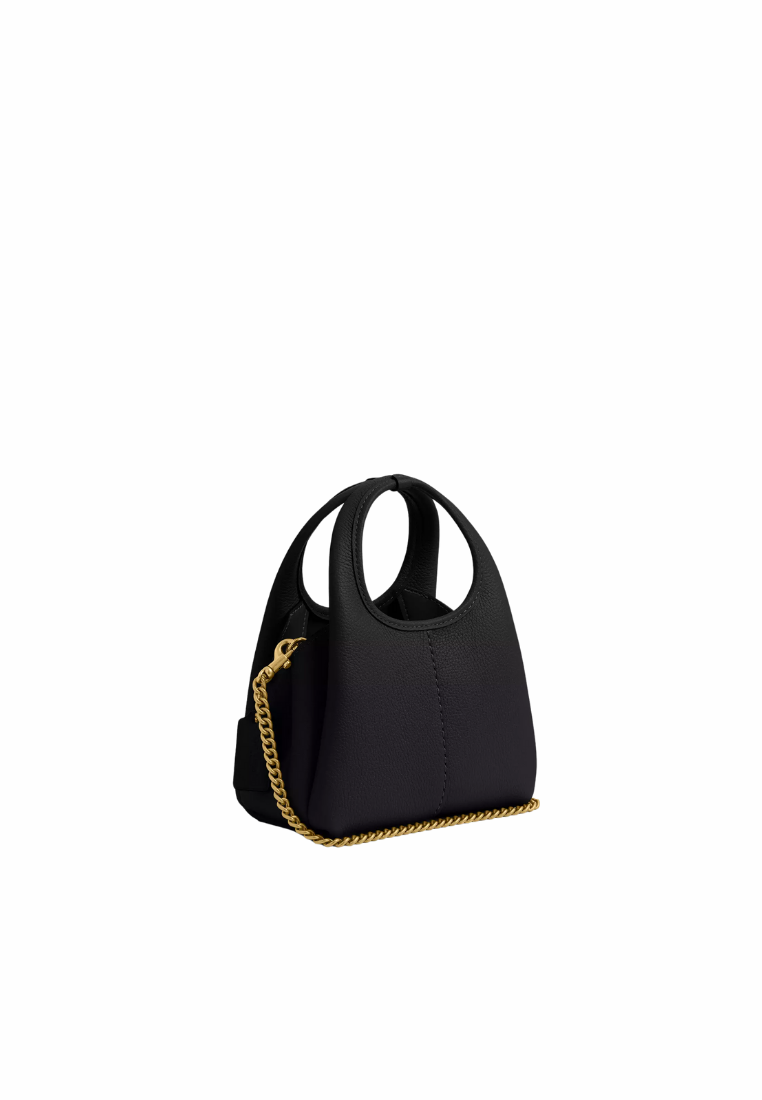 ( PREORDER ) Coach Lana 19 Shoulder Bag In Brass Black CCY32