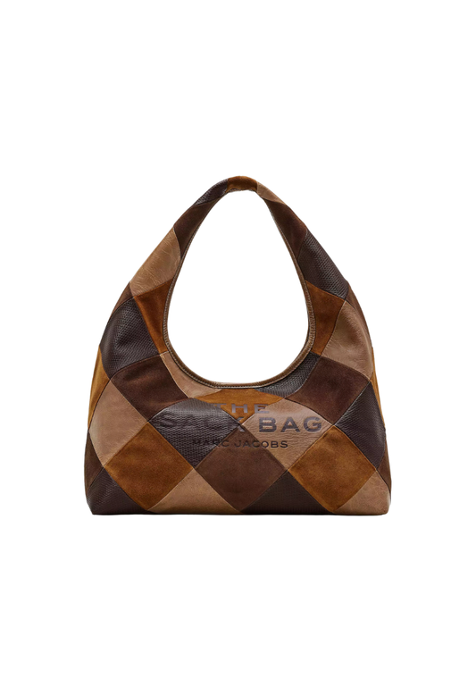 ( PREORDER ) Marc Jacobs The suede patchwork Shoulder bag In Brown Multi 2F5HSH005H01
