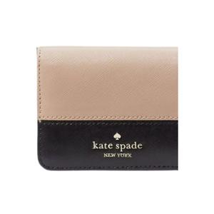 Kate Spade Madison Colorblock Small Bilfold Wallet In Toasted KC514