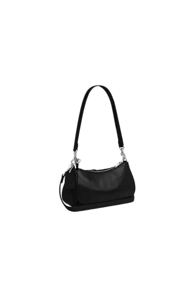 ( PREORDER ) Coach Ashton Mini Shoulder Bag In Silver Black CDB19