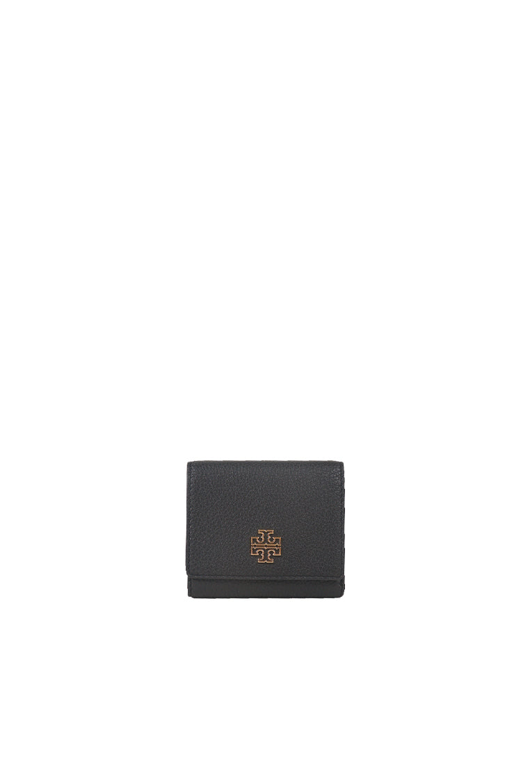 Tory Burch Britten Compact Wallet In Black 159431