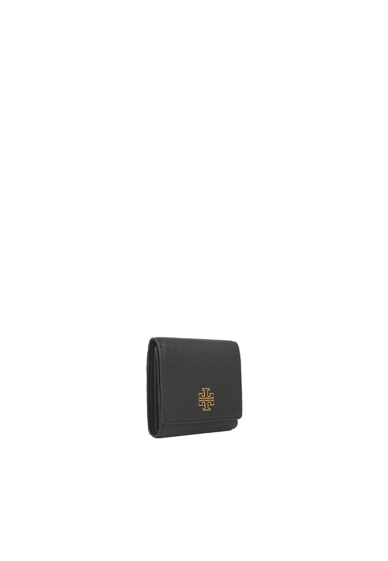 Tory Burch Britten Compact Wallet In Black 159431