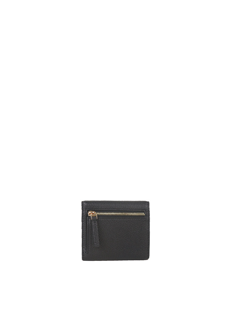 Tory Burch Britten Compact Wallet In Black 159431