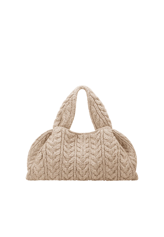 ( PREORDER ) Polene Numero Neuf Large Shoulder Bag In Merino Ecru