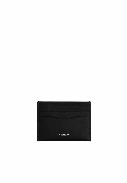 ( PREORDER ) Coach Card Case Wallet In Black CZ000