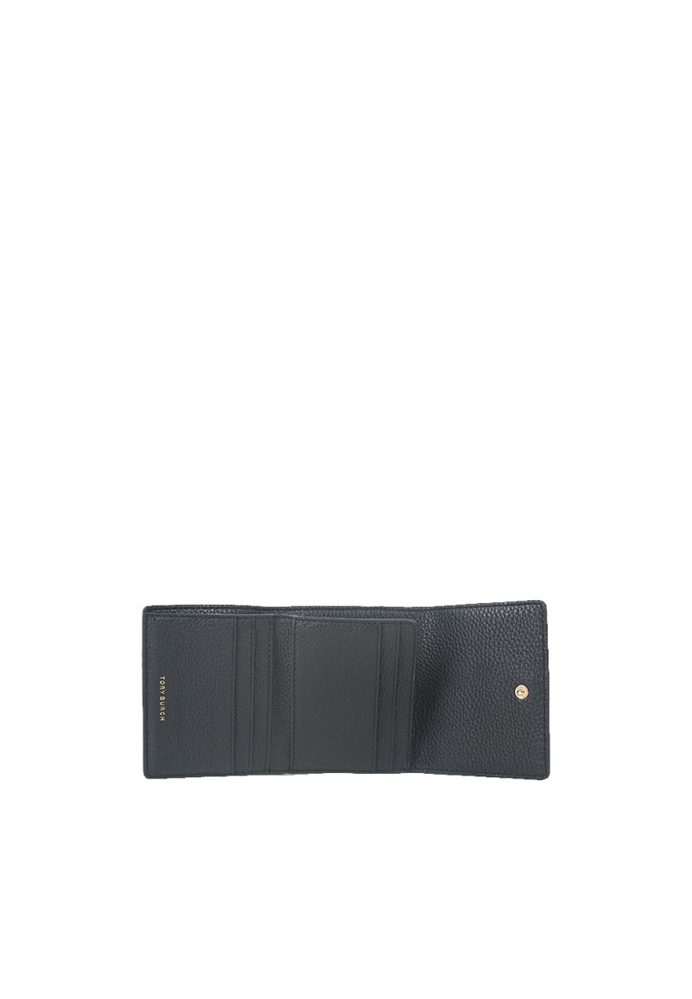 Tory Burch Britten Compact Wallet In Black 159431