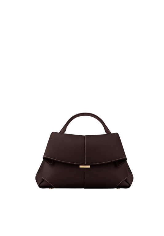 ( PREORDER ) Polene Mokki Crossbody Bag In Textured Ebony