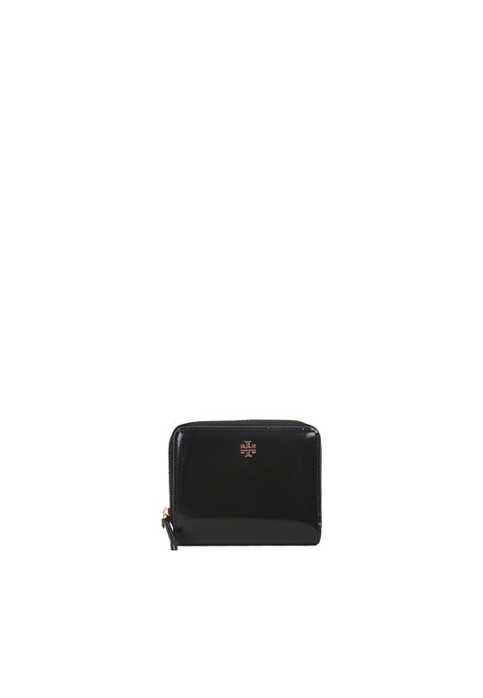 ( AS IS ) Tory Burch Emerson Patent Wallet In Black 149910