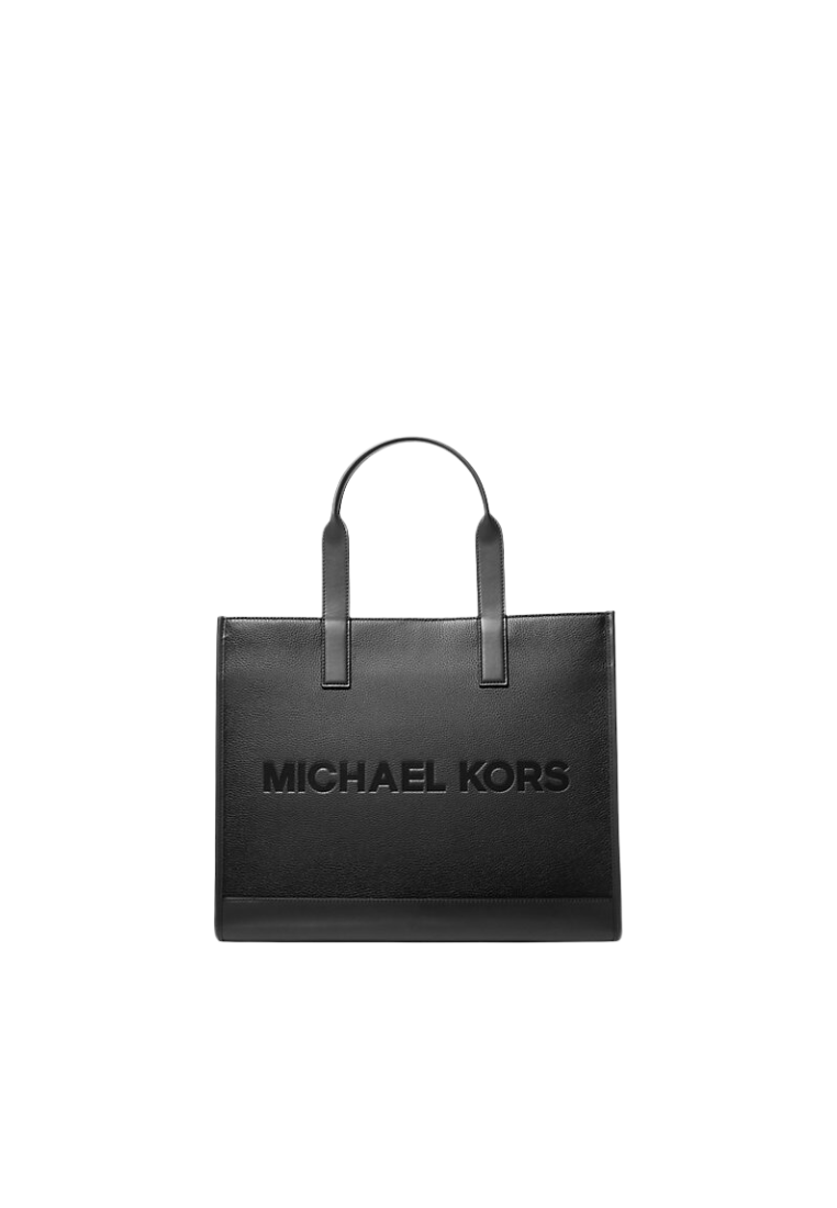 Michael Kors Cooper Logo Embossed Tote Bag In Black 37S4LCOT4I