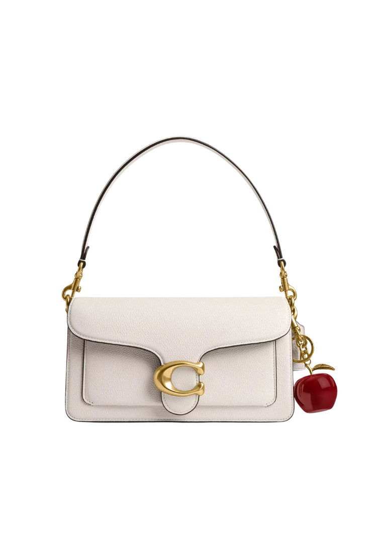 ( PREORDER ) Coach Apple Bag Charm In Brass Multi CY399