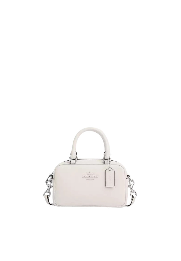 ( PREORDER ) Coach Satchel Crossbody Crossbody Bag In Silver Chalk CT776