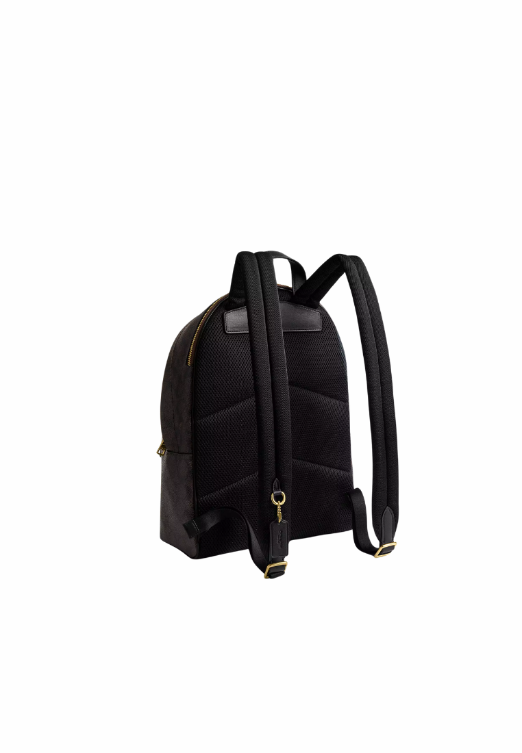 ( PREORDER ) Coach Taylor Small In Signature Canvas Backpack In Walnut Black CDW76