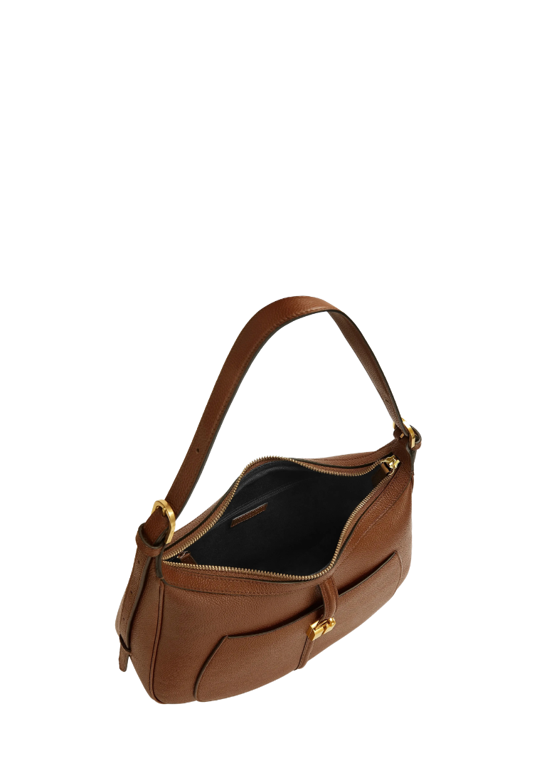 ( PREORDER ) Demellier The Siena Hobo Shoulder Bag In Tan DE009