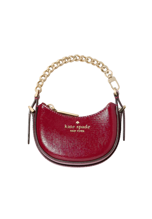( PREORDER ) Kate Spade Nova Micro Bag Charm In Red Jam KN193