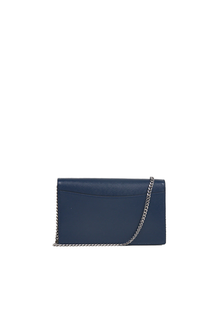 Marc Jacobs Party On a Chain Crossbody Bag In Azure Blue 4R3SMN015S01