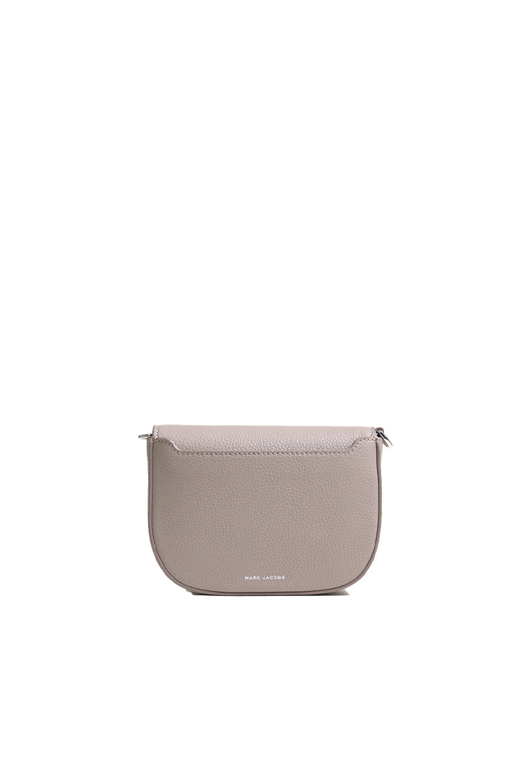 Marc Jacobs Turnlock Logo Mini Crossbody Bag In Concrete 4R3HMS002H02