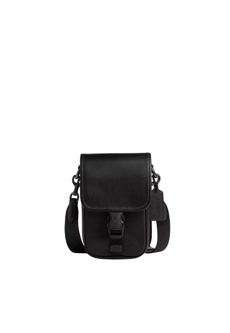 ( PREORDER ) Coach League Phone Crossbody Bag In Black CBG28