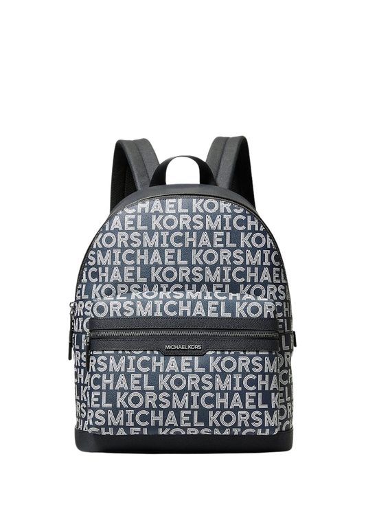 Michael Kors Cooper Medium Graphic Logo Backpack In Bright White 37F5LCOB2X
