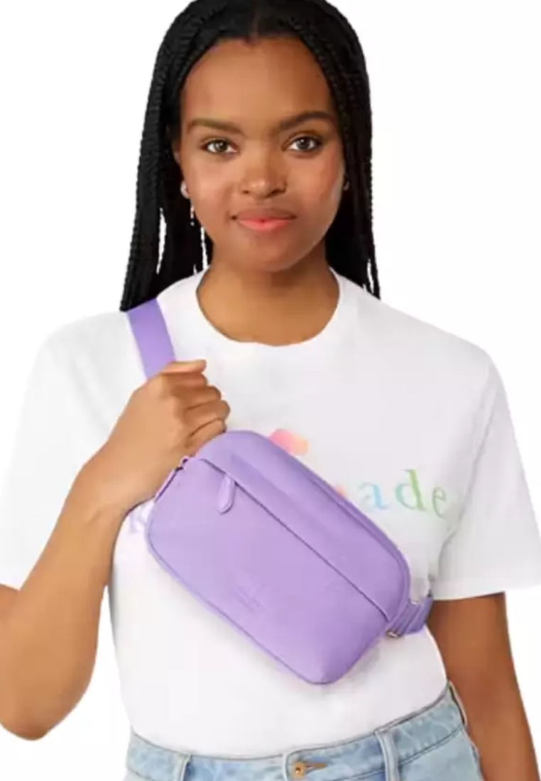 Kate Spade Rainbow Collection Belt Bag In Lavendar KG742