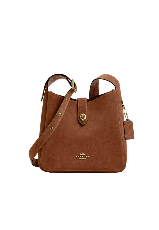 ( PREORDER ) Coach Hadley Convertible Crossbody Bag In Gold Sienna CCG43