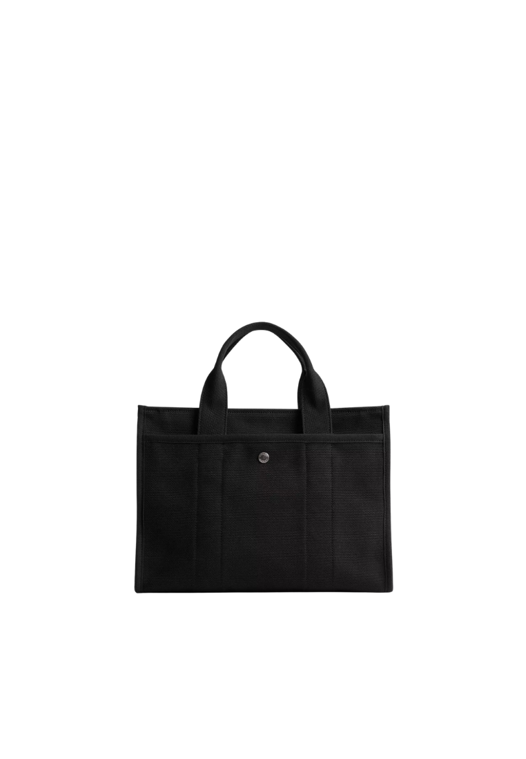 ( PREORDER ) Coach Cargo Tote Bag In Silver Black CP158