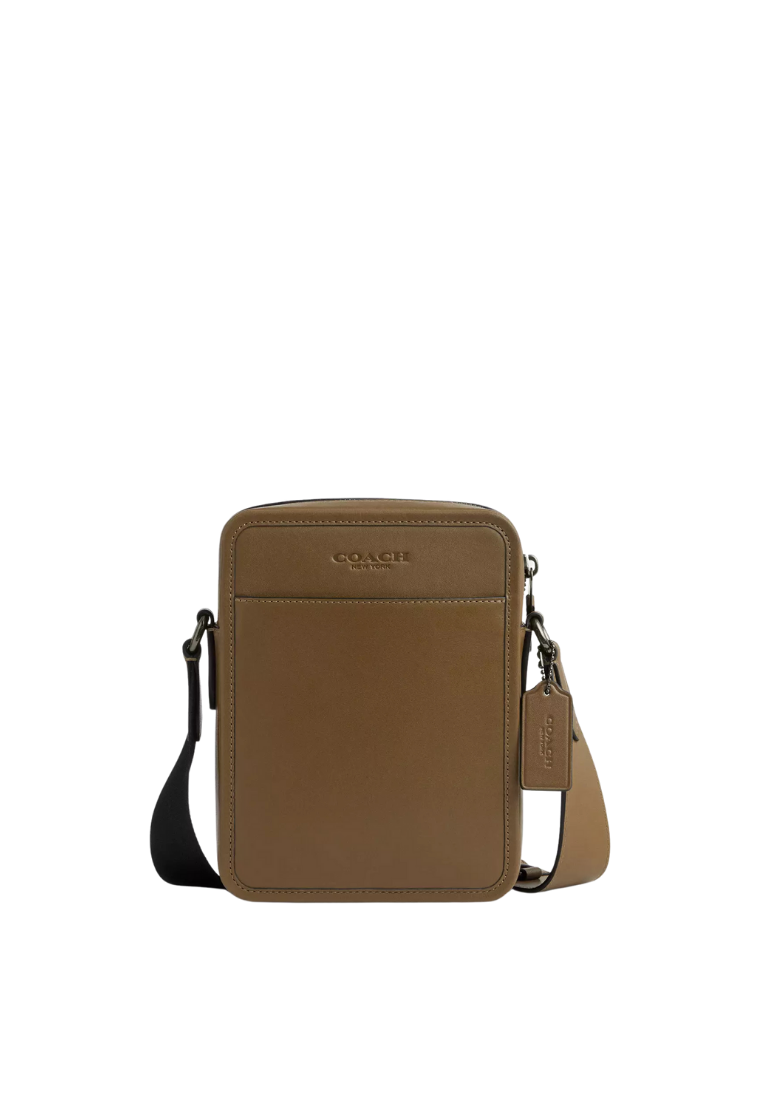 ( PREORDER ) Coach Sullivan Crossbody Bag In Gunmetal Green CDP85