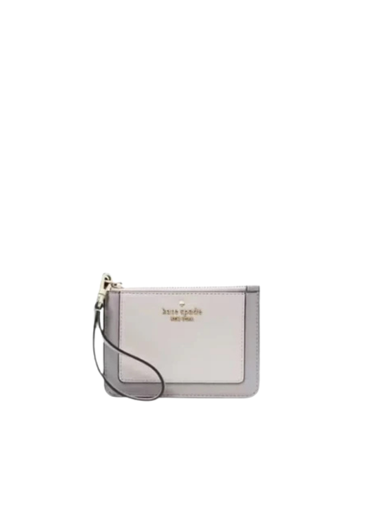 Kate Spade Lena Colorblock Card Case In Mountain Grey KH790