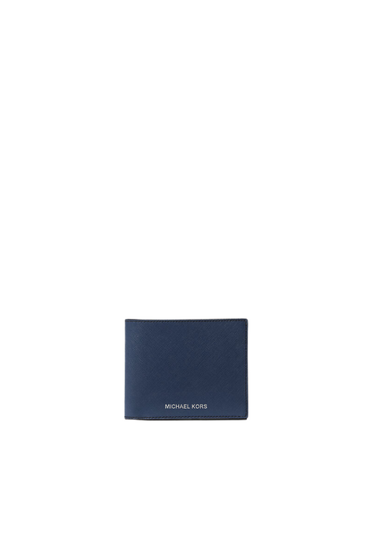 Michael Kors Harrison Billfold Wallet With Passcase In Navy 36S4LHRF6L