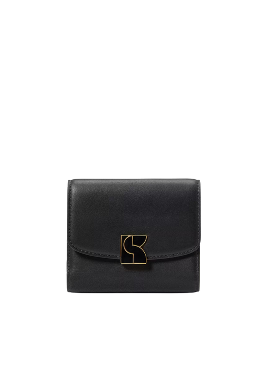 ( PREORDER ) Kate Spade Dakota Bifold Flap Wallet In Black KF943