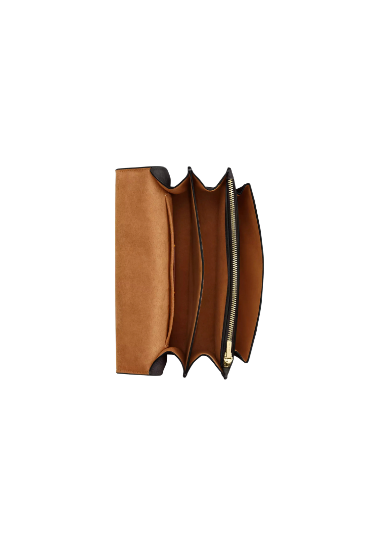 ( PREORDER ) Coach Klare In Blocked Signature Canvas Crossbody Bag In Walnut Tan CY678