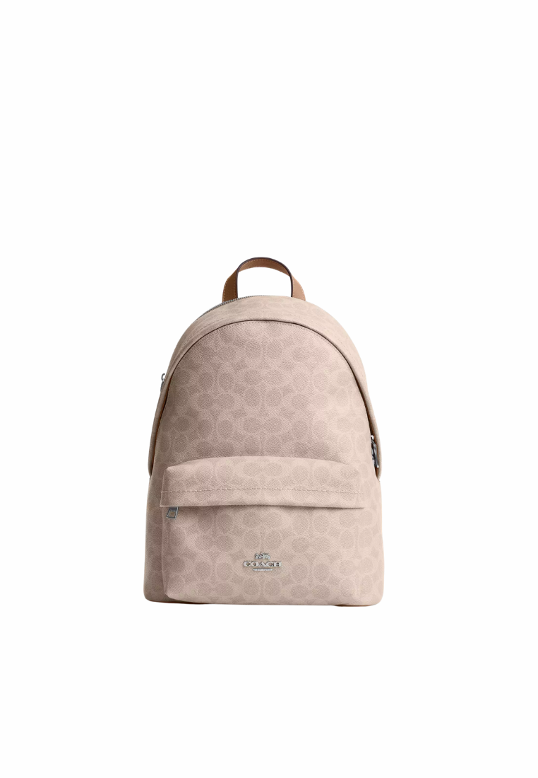 ( PREORDER ) Coach Taylor Small In Signature Canvas Backpack In Sand Taupe CDW76