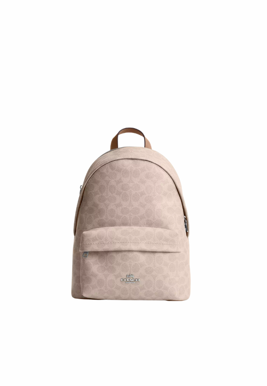 ( PREORDER ) Coach Taylor Small In Signature Canvas Backpack In Sand Taupe CDW76
