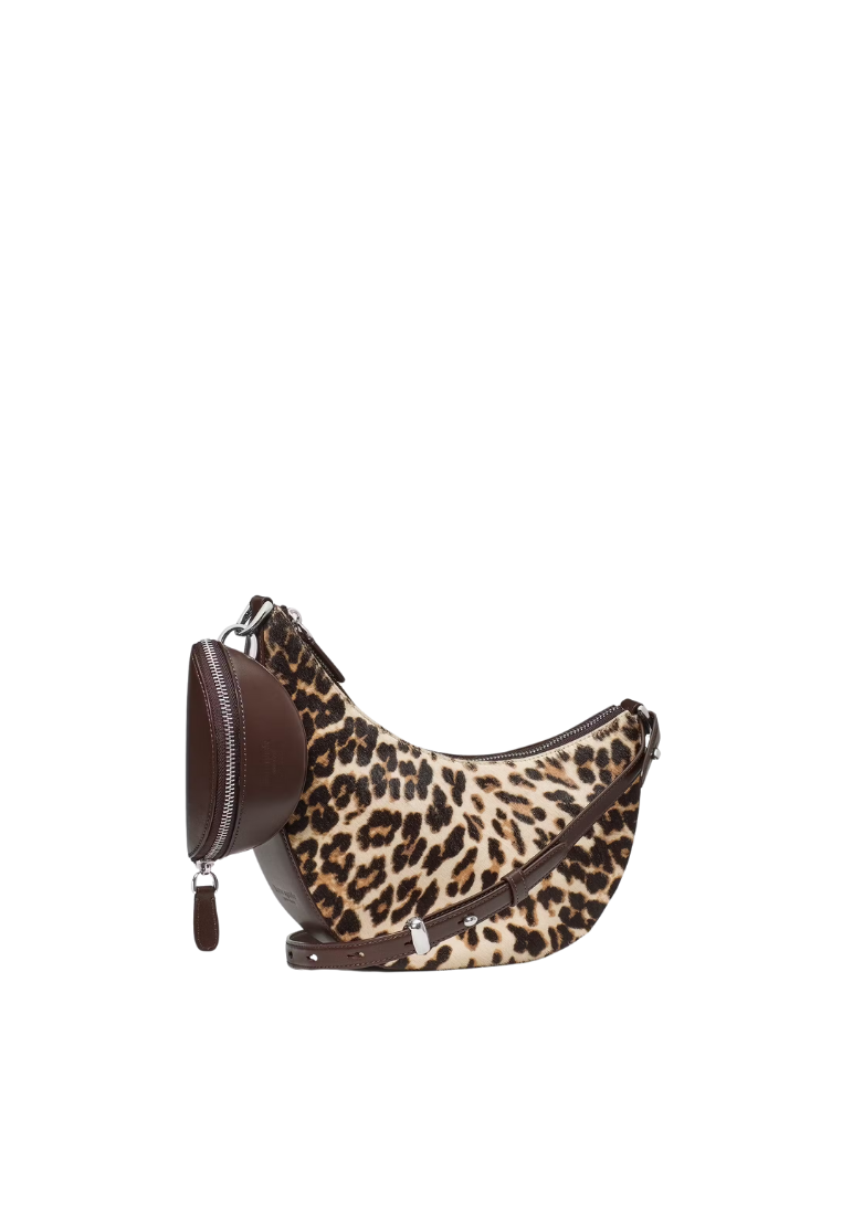 ( PREORDER ) Kate Spade Duo Leopard Haircalf Crossbody Bag In Leopard Multi KN093
