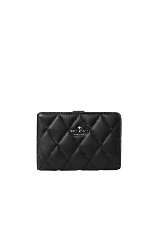 Kate Spade Carey Medium Wallet In Black KA591