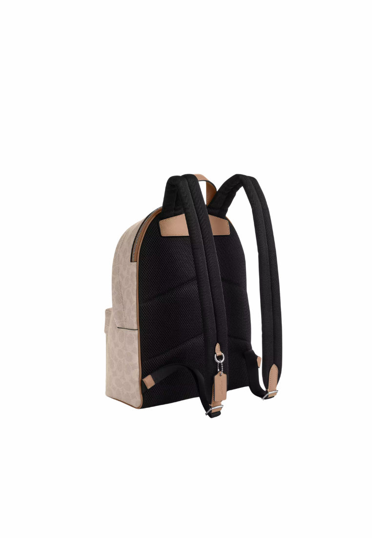 ( PREORDER ) Coach Taylor Small In Signature Canvas Backpack In Sand Taupe CDW76